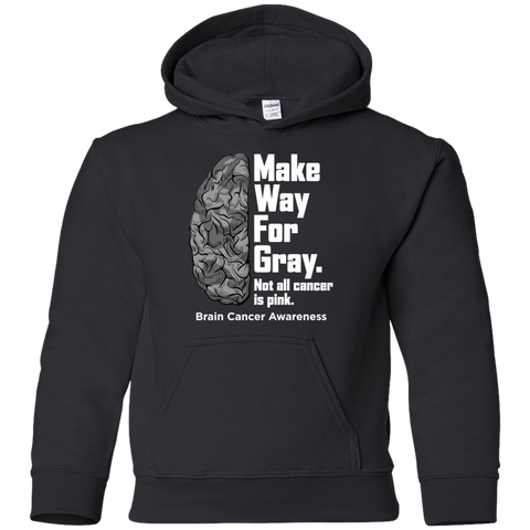 Make way for Gray... Brain Cancer Awareness KIDS Hoodie - The Awareness Store