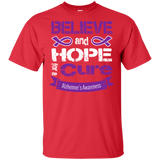 Believe & Hope for a Cure! Alzheimer's Awareness T-Shirt