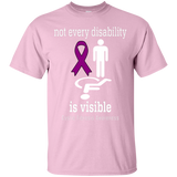 Not every Disability is visible... Cystic Fibrosis Awareness T-Shirt