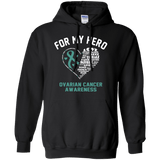 For My Hero Ovarian Cancer Awareness Hoodie - The Awareness Store