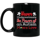Never Underestimate! Autism Awareness Mug