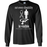 Not every disability is visible! Parkinson’s Awareness Long Sleeve T-Shirt