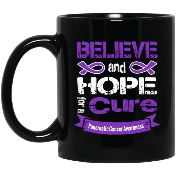 Believe & Hope for A Cure Pancreatic Cancer Mug