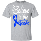 Believe in the cure Colon Cancer Awareness Kids t-shirt