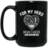 For My Hero - Brain Cancer Awareness Mug