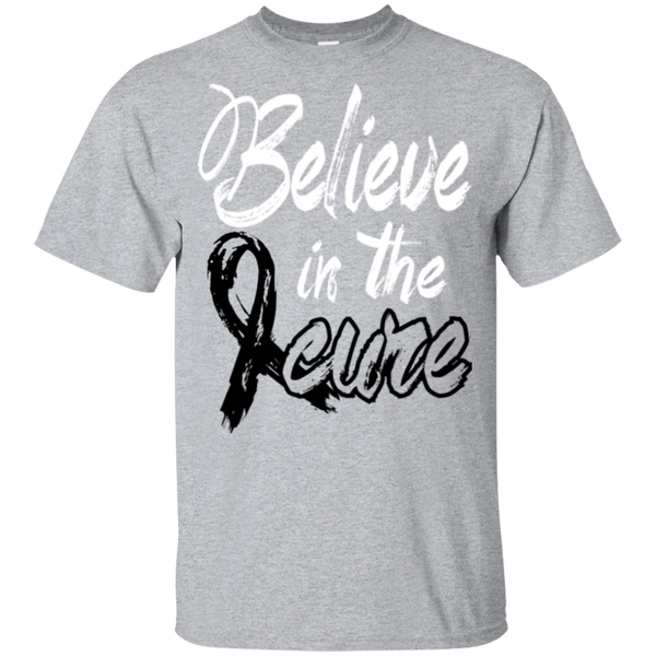 Believe in the cure - Melanoma Awareness Kids t-shirt