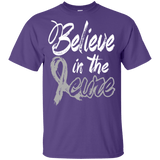 Believe in the cure! Brain Cancer Awareness KIDS t-shirt