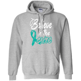 Believe in the cure Ovarian Cancer Awareness Unisex Hoodie