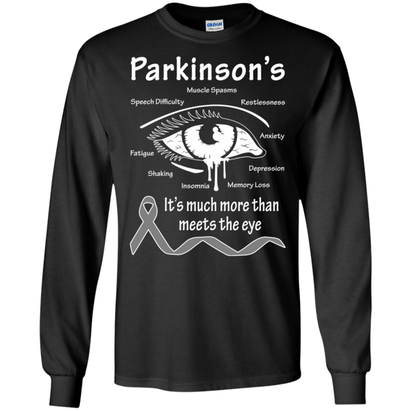More than meets the Eye! Parkinson’s Awareness Long Sleeve T-Shirt