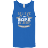 Believe & Hope for a cure! Brain Cancer Awareness Tank Top