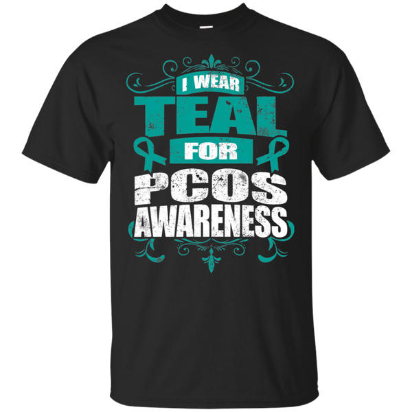 I Wear Teal for PCOS Awareness! T-shirt