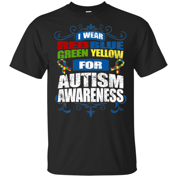 I Wear Colours for Autism Awareness! T-shirt