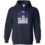 I Wear Purple for Pancreatic Cancer Awareness! Hoodie