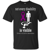 Not every Disability is visible... Crohn's & Colitis Awareness T-Shirt