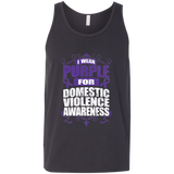 I Wear Purple for Domestic Violence Awareness! Tank Top