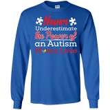 Never Underestimate! Autism Awareness Long Sleeve Collection