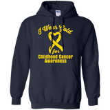 I Wear Gold! Childhood Cancer Awareness Hoodie