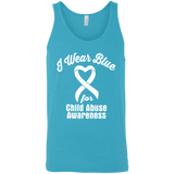 I Wear Blue! Child Abuse Awareness Tank Top