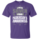 I Wear Silver for Parkinson's Awareness! T-shirt