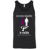 Not every disability is visible! Cystic Fibrosis Awareness Tank Top