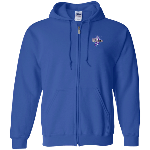 Fibromyalgia Warrior! Zip Up Hoodie - The Awareness Store