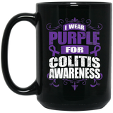 I Wear Purple for Colitis Awareness! Mug