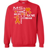 Hope Faith Love...Multiple Sclerosis Awareness Long sleeve & Crewneck