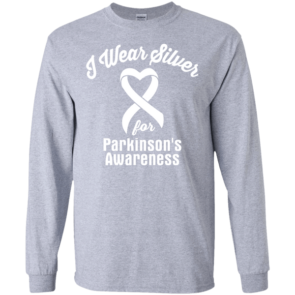 I Wear Silver for Parkinson's Awareness... Long Sleeve Collection