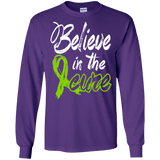 Believe in the cure Muscular Dystrophy Awareness Long Sleeve Collection