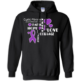 Hope Faith Love Cystic Fibrosis Awareness Hoodie