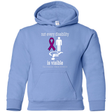 Not every disability is visible! Epilepsy Awareness KIDS Hoodie