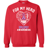 For My Hero...Epilepsy Awareness Long Sleeved & Sweatshirt