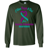 I Wear Purple & Teal!! Suicide Prevention Awareness Long Sleeve T-Shirt