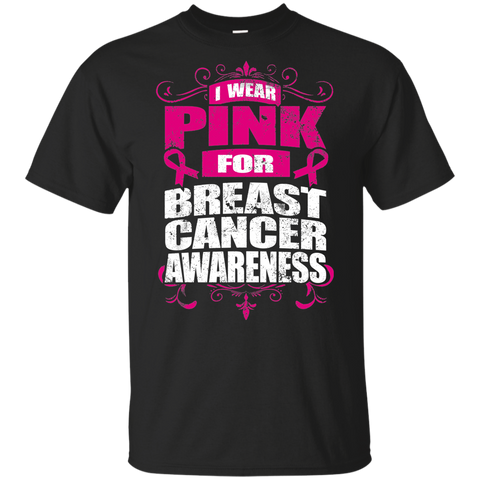 I Wear Pink for Breast Cancer Awareness! KIDS t-shirt - The Awareness Store
