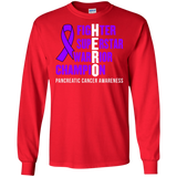 HERO! Pancreatic Cancer Awareness Long Sleeve T-Shirt