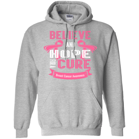 Believe & Hope Breast Cancer Awareness Hoodie - The Awareness Store