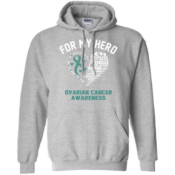 For My Hero Ovarian Cancer Awareness Hoodie