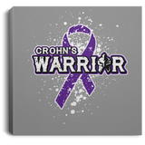 Warrior! Crohn's Awareness Canvas