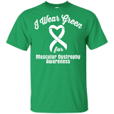 I Wear Green for Muscular Dystrophy Awareness... Kids Hoodie!