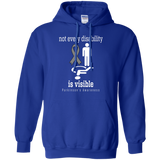 Not every disability is Visible! Parkinson's Awareness Hoodie