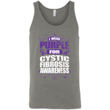 I Wear Purple for Cystic Fibrosis Awareness! Tank Top