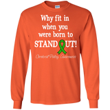 Born to Stand Out! Cerebral Palsy Awareness Long Sleeve T-Shirt