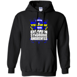 I Wear Blue & Yellow for Down Syndrome Awareness! Hoodie