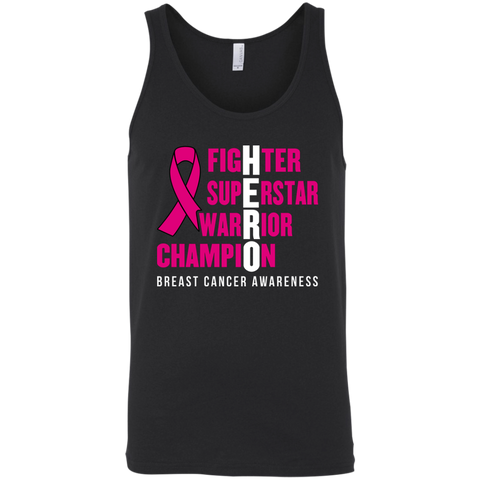 HERO! Breast Cancer Awareness Tank Top - The Awareness Store