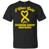 I Wear Gold! Childhood Cancer Awareness T-shirt