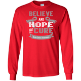 Believe & Hope For A Cure- Brain Cancer Awareness Long sleeve collection