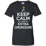 Keep Calm Down Syndrome Awareness T-Shirt