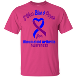 I wear Blue & Purple! Rheumatoid Arthritis Awareness KIDS t-shirt