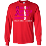HERO! Breast Cancer Awareness Long Sleeve T-Shirt