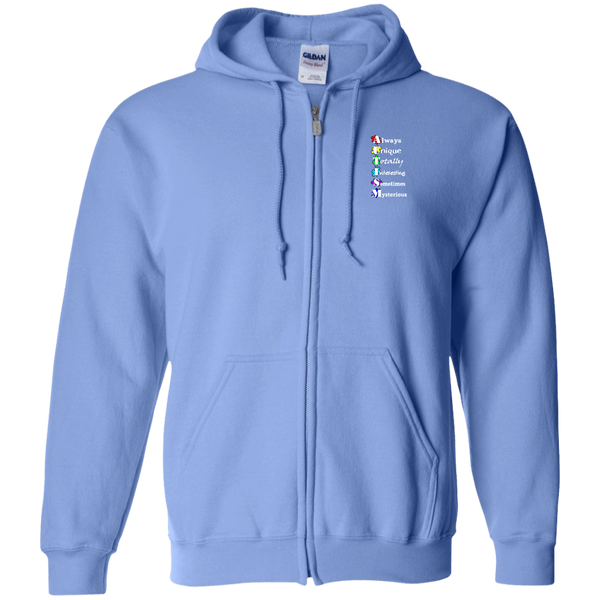 Autism zip 2025 up hoodie